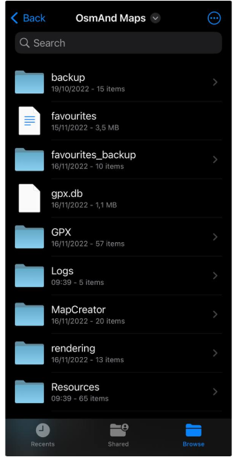 Files app iOS