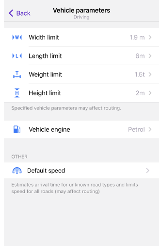 Navigation Settings Android