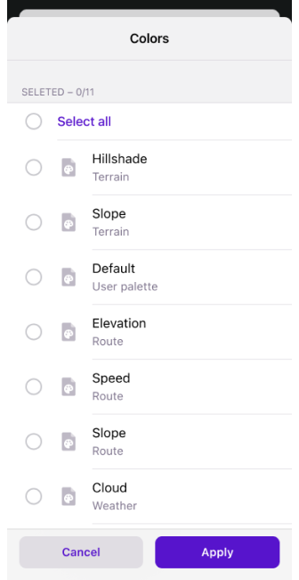 Profiles Actions Export iOS